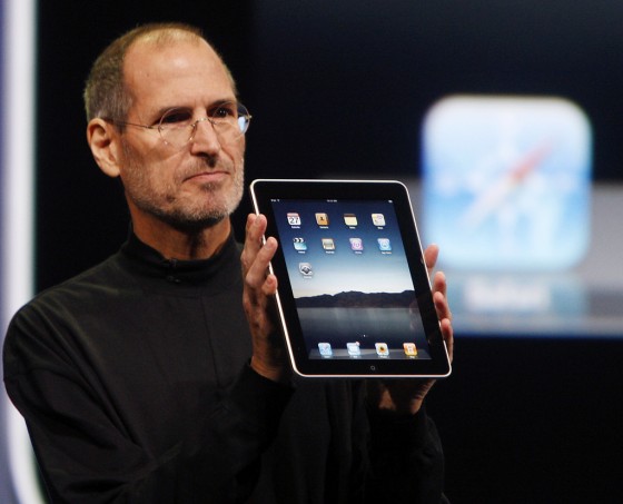 Steve Jobs i iPad 1. gen.