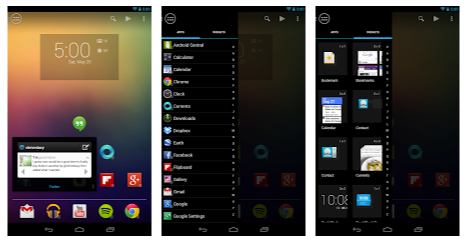 Action Launcher Pro na tablety z Androidem