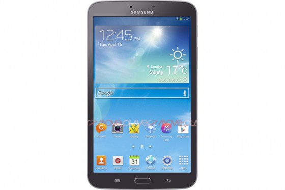 Samsung Galaxy tab 3 8.0 mockup