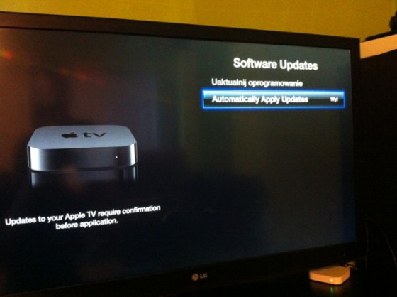 Apple TV iOS 5.4 - automatic updates