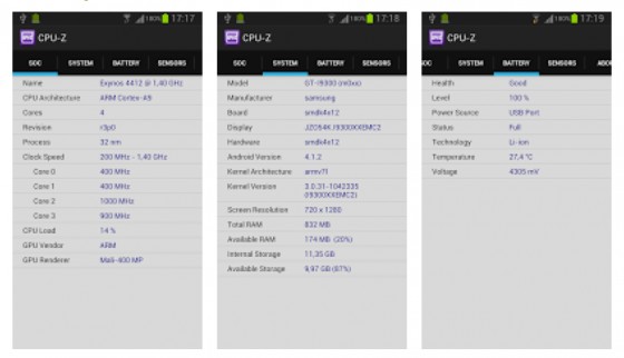 CPU-Z dla Android
