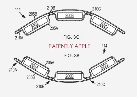 Patent Apple na giętką baterię