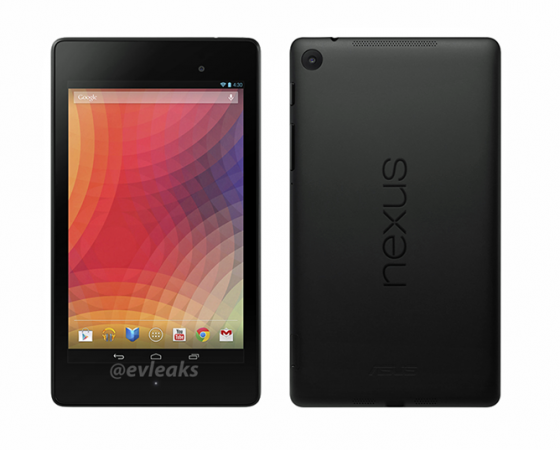 Nowy Nexus 7 @evleaks