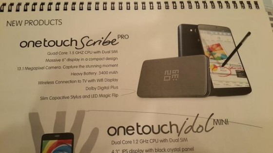 Alcatel One Touch Scribe Pro