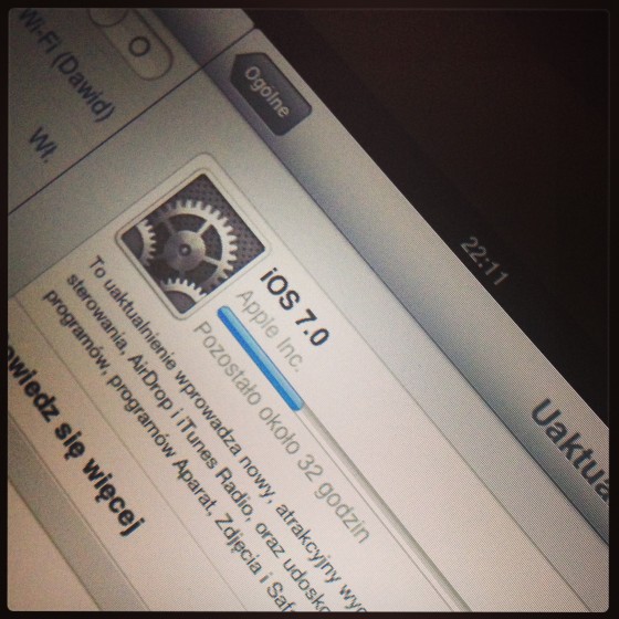 iOS 7 update