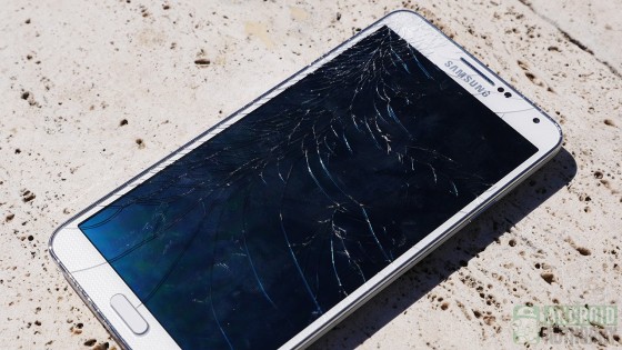 Samsung Galaxy Note 3 - drop test