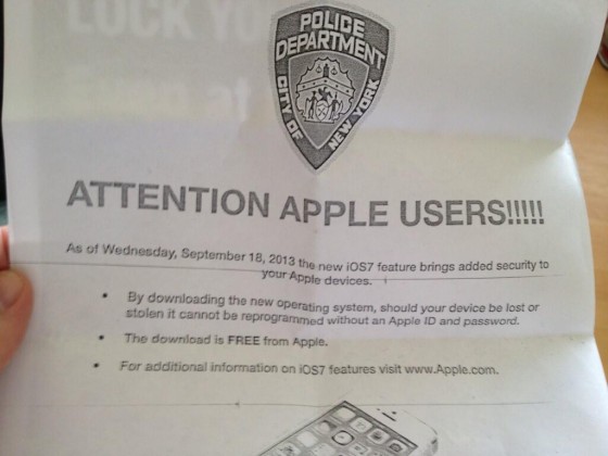 NYPD iOS 7