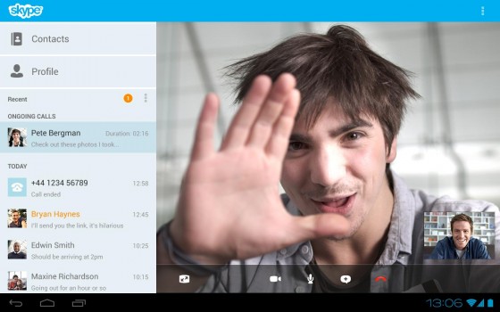 Skype na Androida