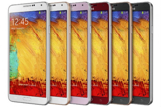Samsung Galaxy Note 3 - kolory