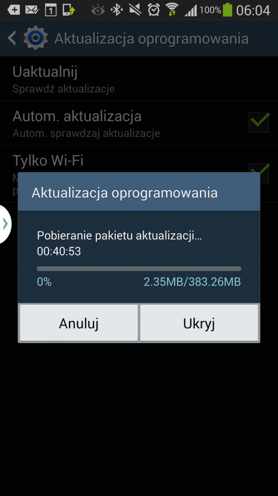 Android 4.4.2 dla Galaxy Note 3