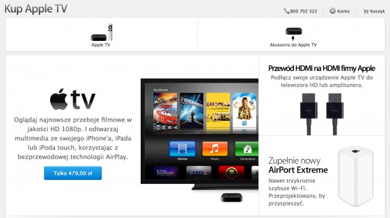 Apple TV w Apple Store