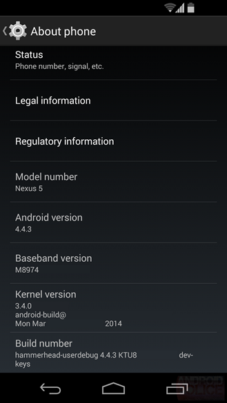Android 4.4.3 Kit Kat
