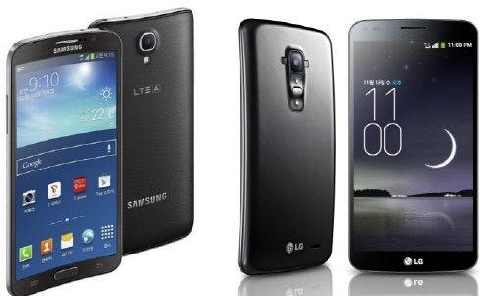 Samsung Galaxy Round i LG G Flex