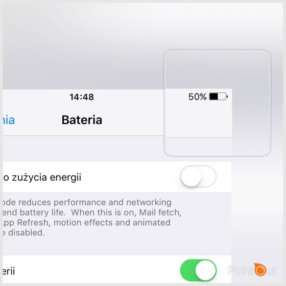 iOS 9 wprowadza nową sekcję w ustawieniach związaną z baterią 