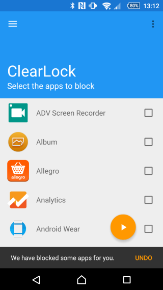 clear lock