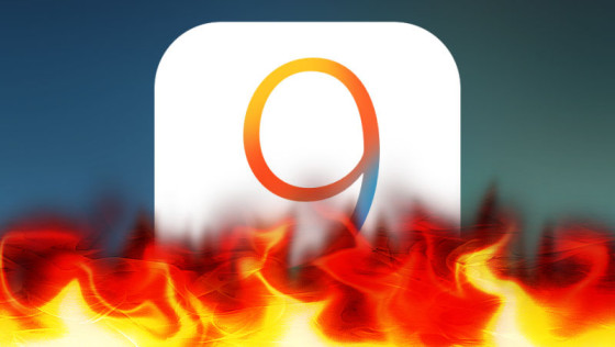 iOS 9 flame
