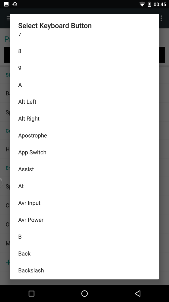 Android 7.0 Nougat pasek nawigacji