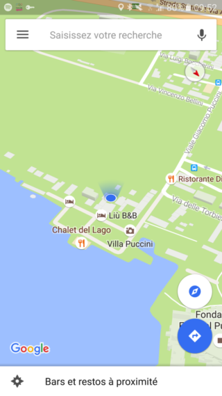 Mapy Google nowy wskaźnik lokalizacji