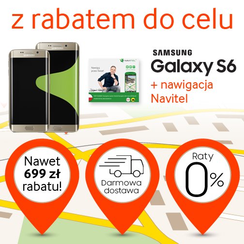 Samsung Galaxy S6 promocja z Navitel