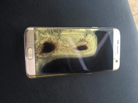 Spalony Samsung Galaxy S7 edge
