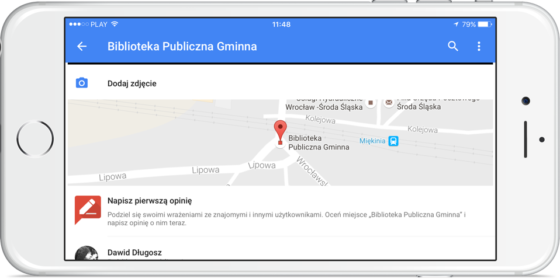Mapy Google na iOS 10