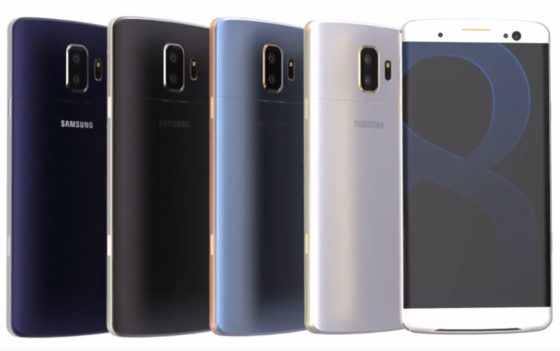 Samsung Galaxy S8 wizualizacja