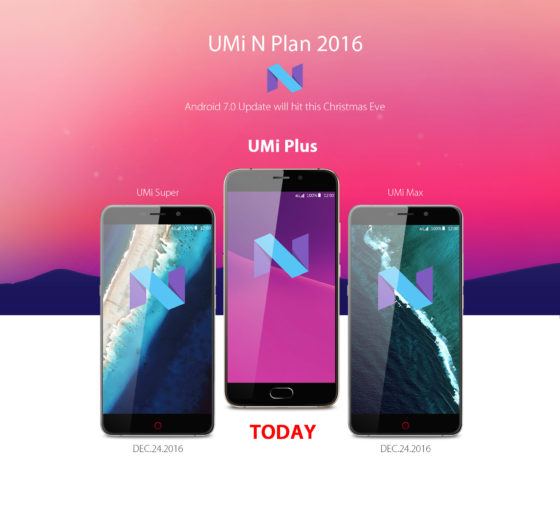 UMi Plus aktualizacja Android 7.0 Nougat