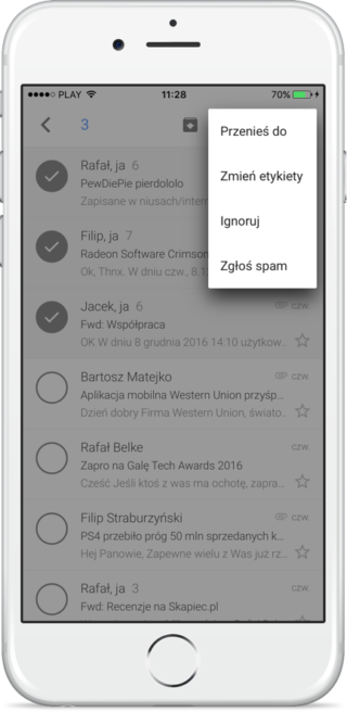 Gmail na iOS