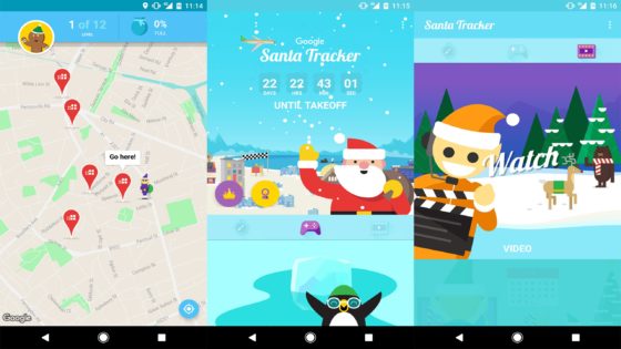 Google Santa Tracker Pokemon Go