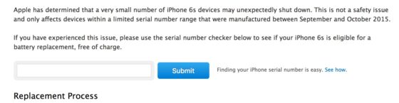 iPhone 6s program wymiany baterii