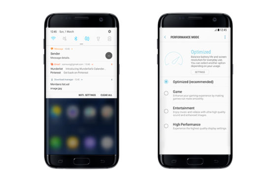 Android 7.0 Nougat samsung