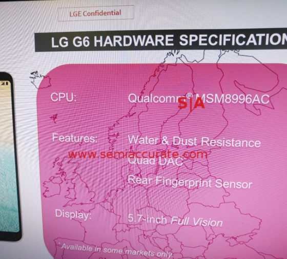 LG G6 specyfikacja