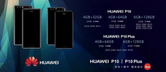 Huawei P10 Plus ceny