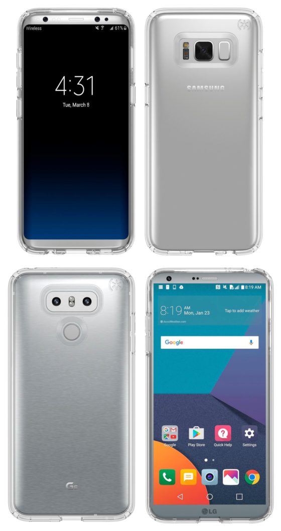 Samsung Galaxy S8 LG G6