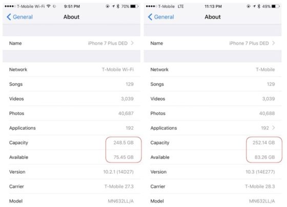 APFS Apple File System iOS 10.3 iPhone