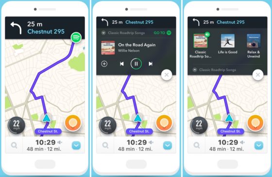 Spotify Waze integracja Android