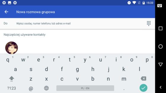 Wiadomości na Androida 2.2 Android Messages