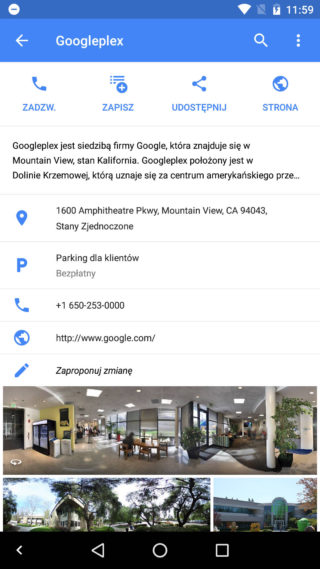 Mapy Google 9.51 beta