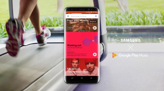 Samsung Galaxy S8 Muzyka Google Play