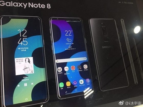Samsung Galaxy Note 8 plakat