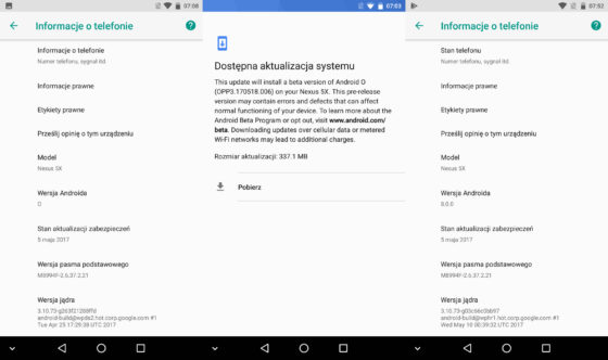 Android O Developer Preview 3 Android 8.0