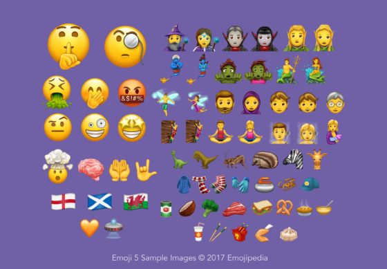 emoji Unicode 10 Apple ioS 11