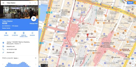 mapy google metro