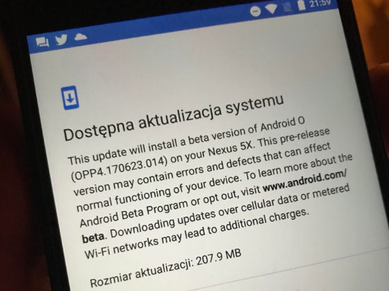 Android O Developer Preview 4