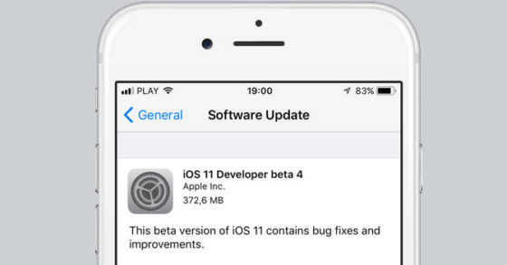 iOS 11 beta 4