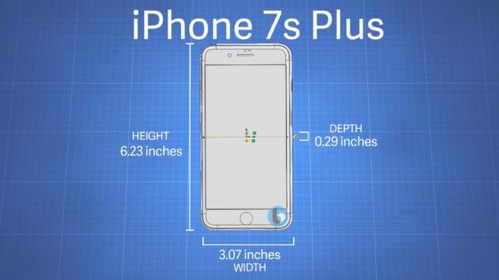 iPhone 7s Plus wymiary