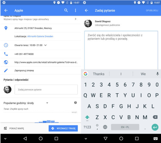 Mapy Google 9.59 beta Android