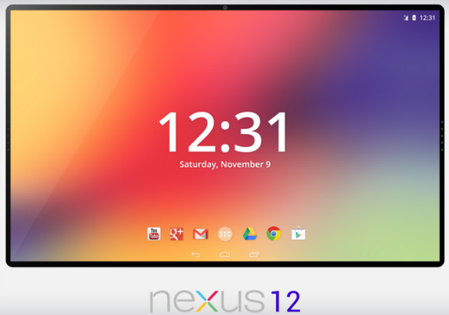 Google Nexus 12 - koncpet