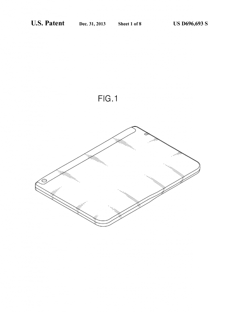 Samsung dual screen patent