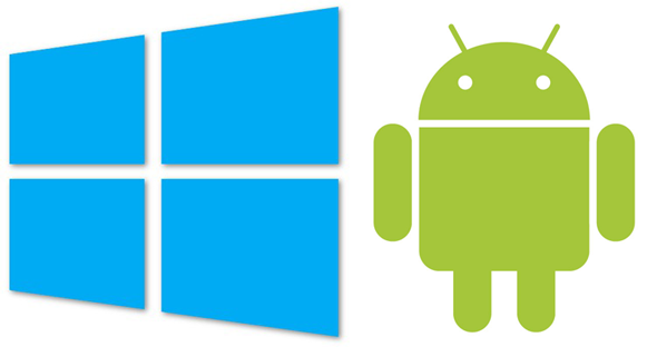 Windows 8 i Android - logo